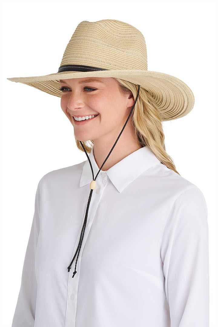 Women's Sun Hat with Chin Cord | Natural