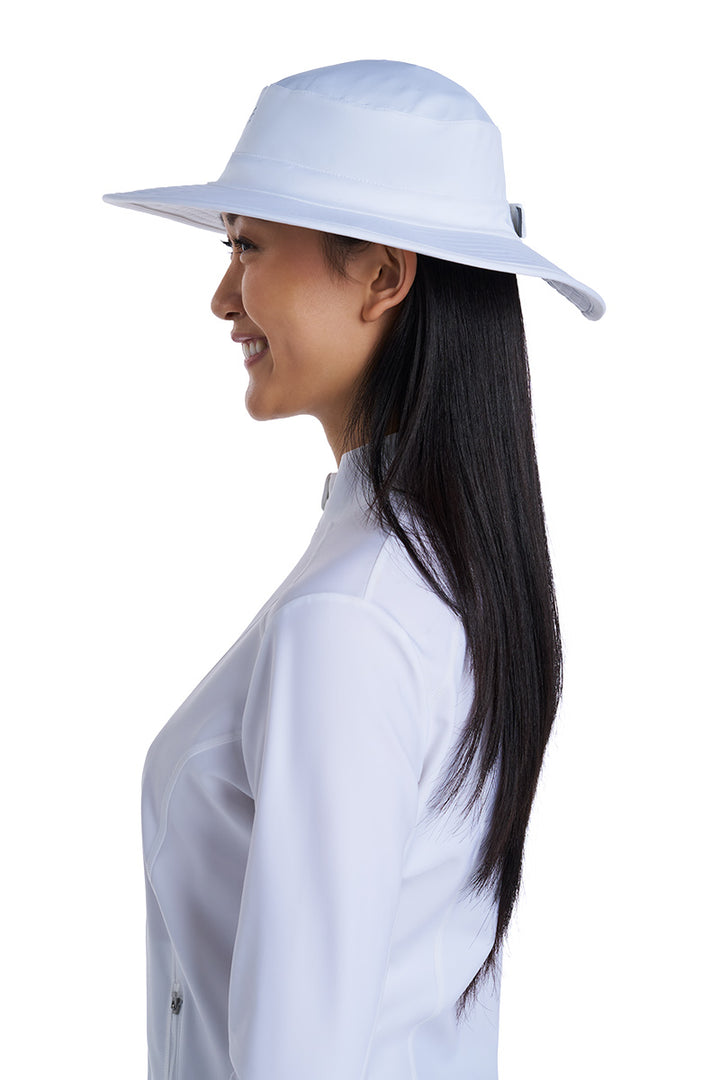 Brighton Chlorine Resistant Pool Hat | White UPF 50+