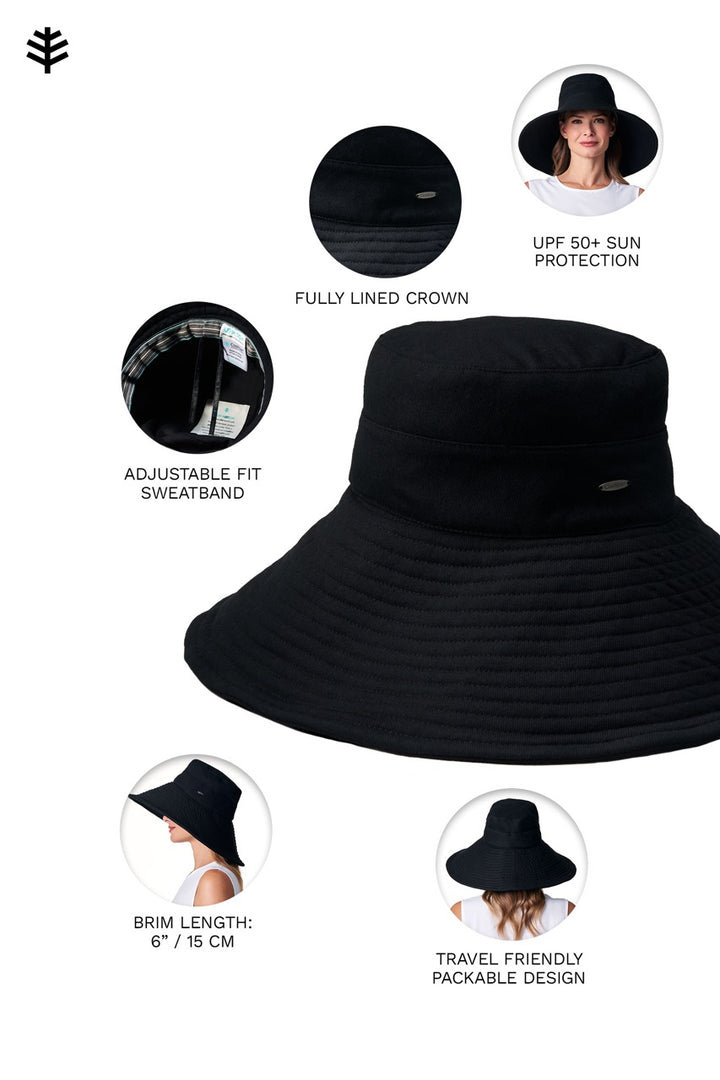 Women's Beach Hat | Black