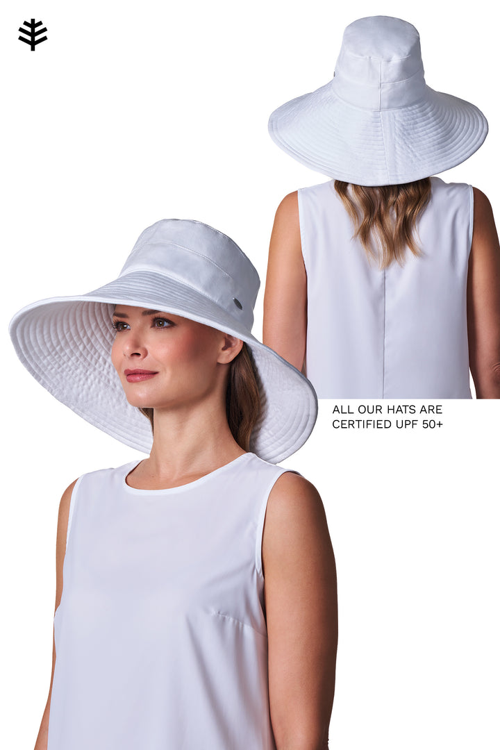Women's Beach Hat | White