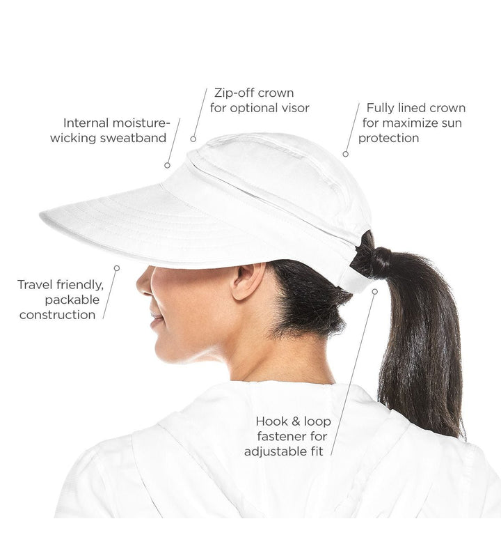 Women's Bel Aire ZipOff Sun Visor UPF 50+ Coolibar
