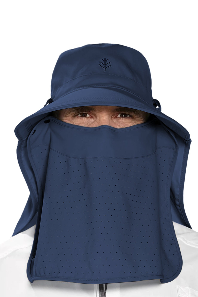 Men's UPF 50+ Sun Hats with Neck Flap - Coolibar