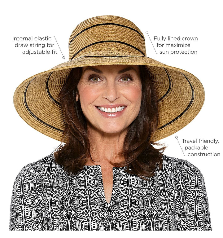Women's Aubrey Wide Brim Beach Hat UPF 50+ Coolibar