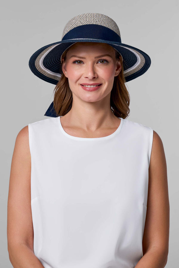 Cyd Travel Beach Hat | Navy UPF 50+ display picture 1