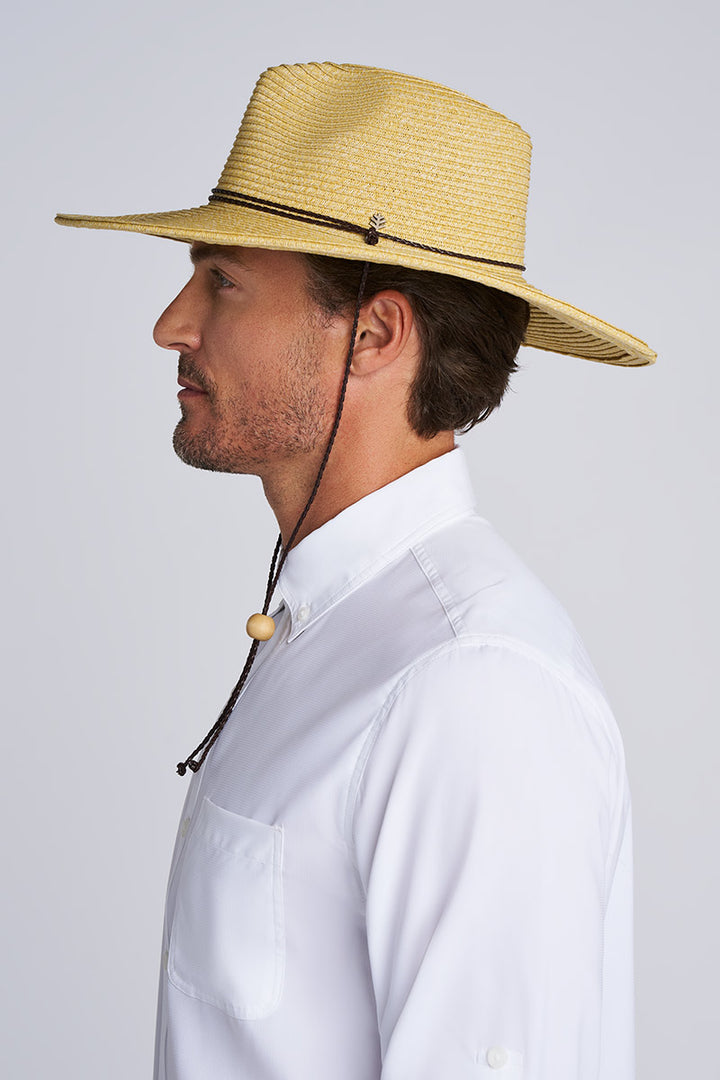 Comber Wide Brim Braided Sun Hat | Natural UPF 50+ display picture 1