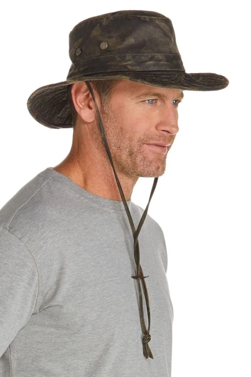 Men's Outback Camo Boonie Hat UPF 50+ Coolibar