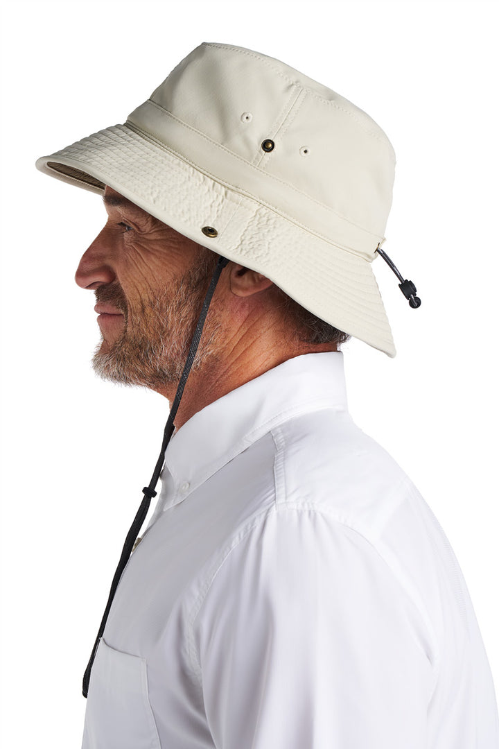 Chase Featherweight Bucket Hat| Stone/Khaki
