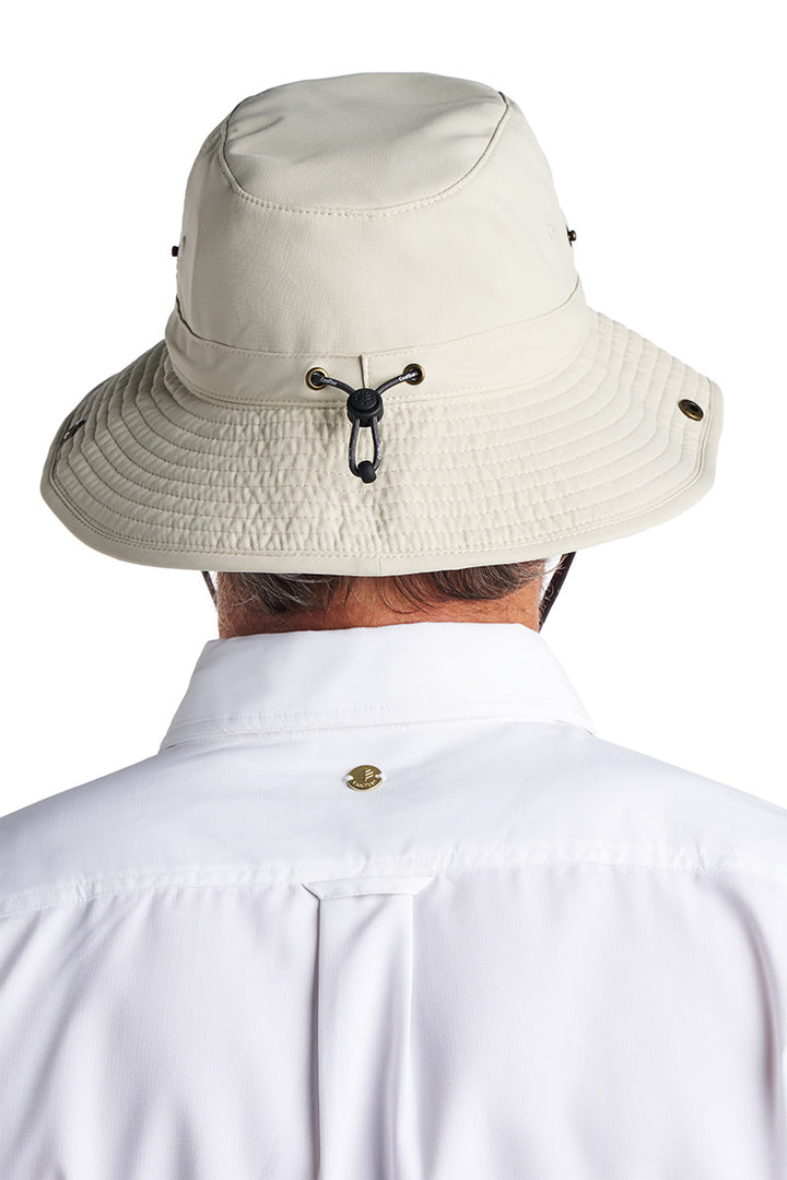 Chase Featherweight Bucket Hat| Stone/Khaki