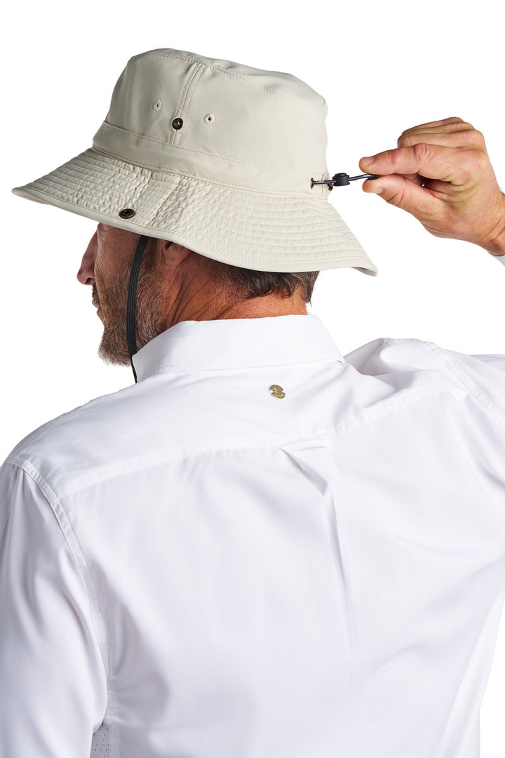 Chase Featherweight Bucket Hat| Stone/Khaki
