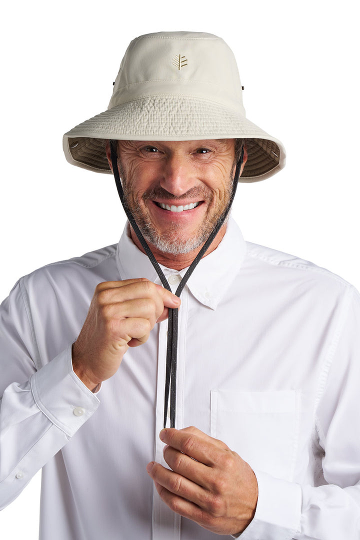 Chase Featherweight Bucket Hat| Stone/Khaki