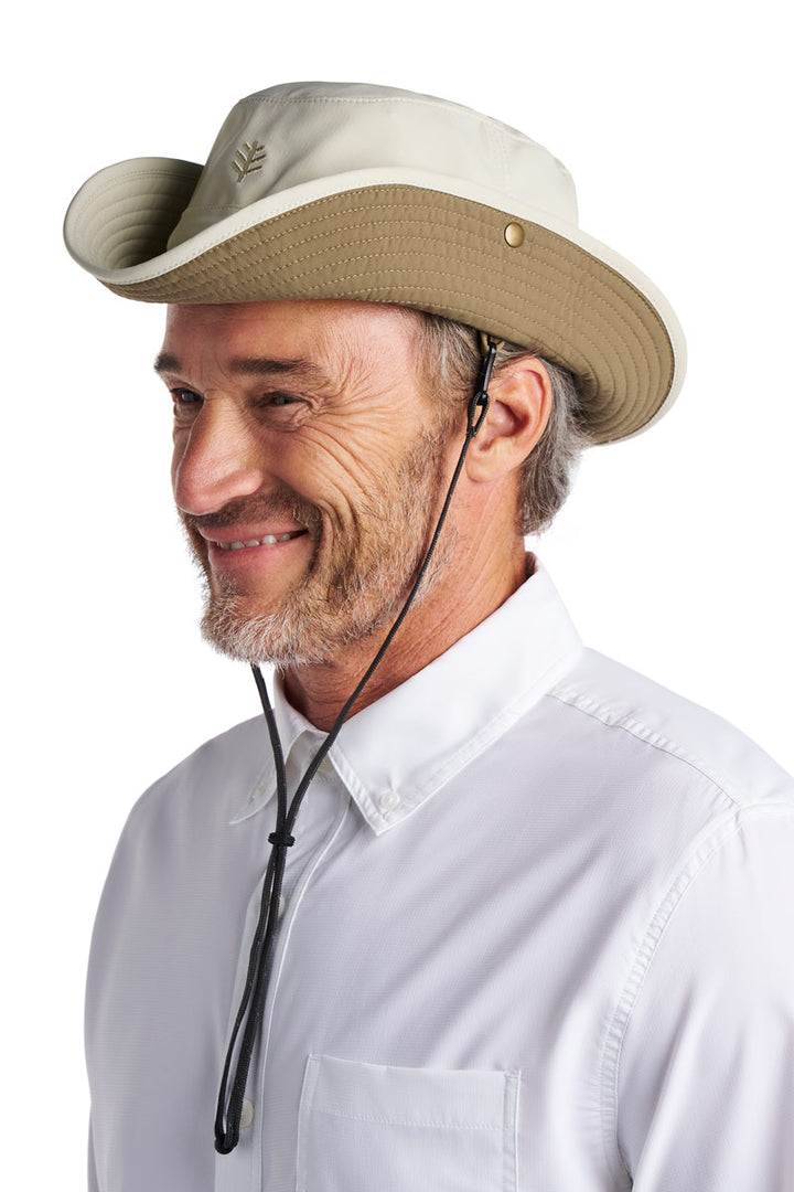 Chase Featherweight Bucket Hat| Stone/Khaki