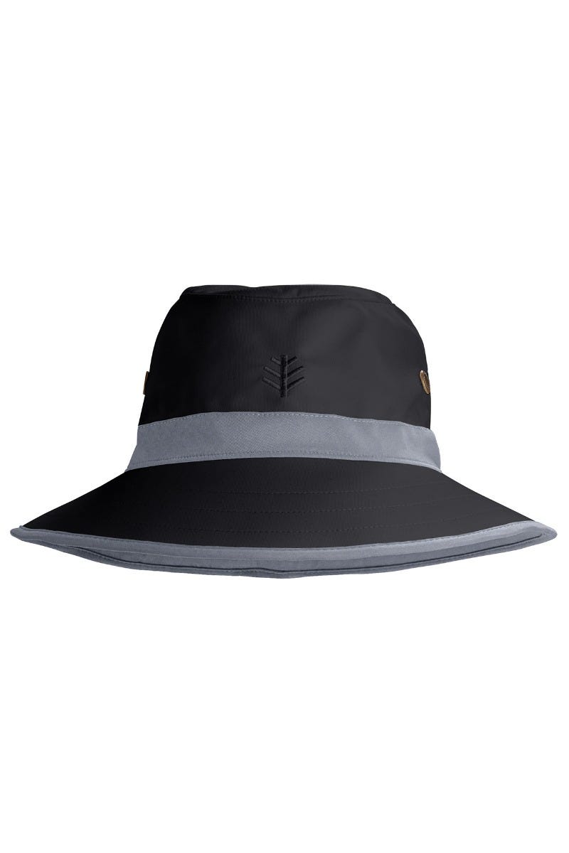 Coolibar Matchplay UV Protection Golf Hat Black/Carbon / L/XL