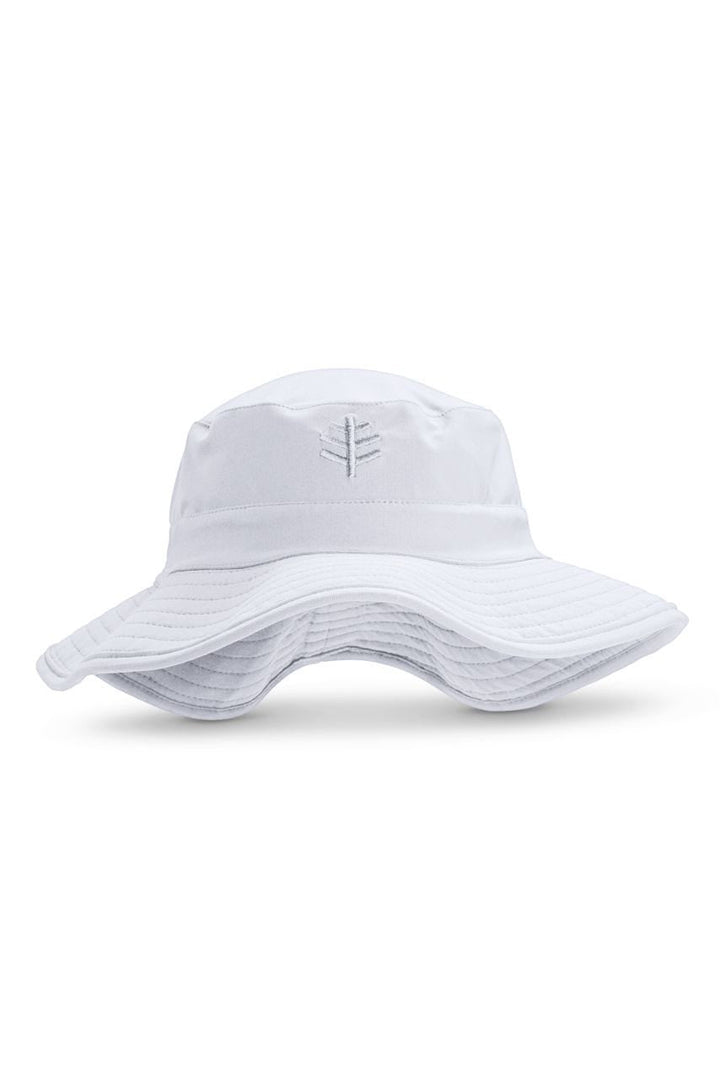Kids' Bucket Hat White UPF 50+