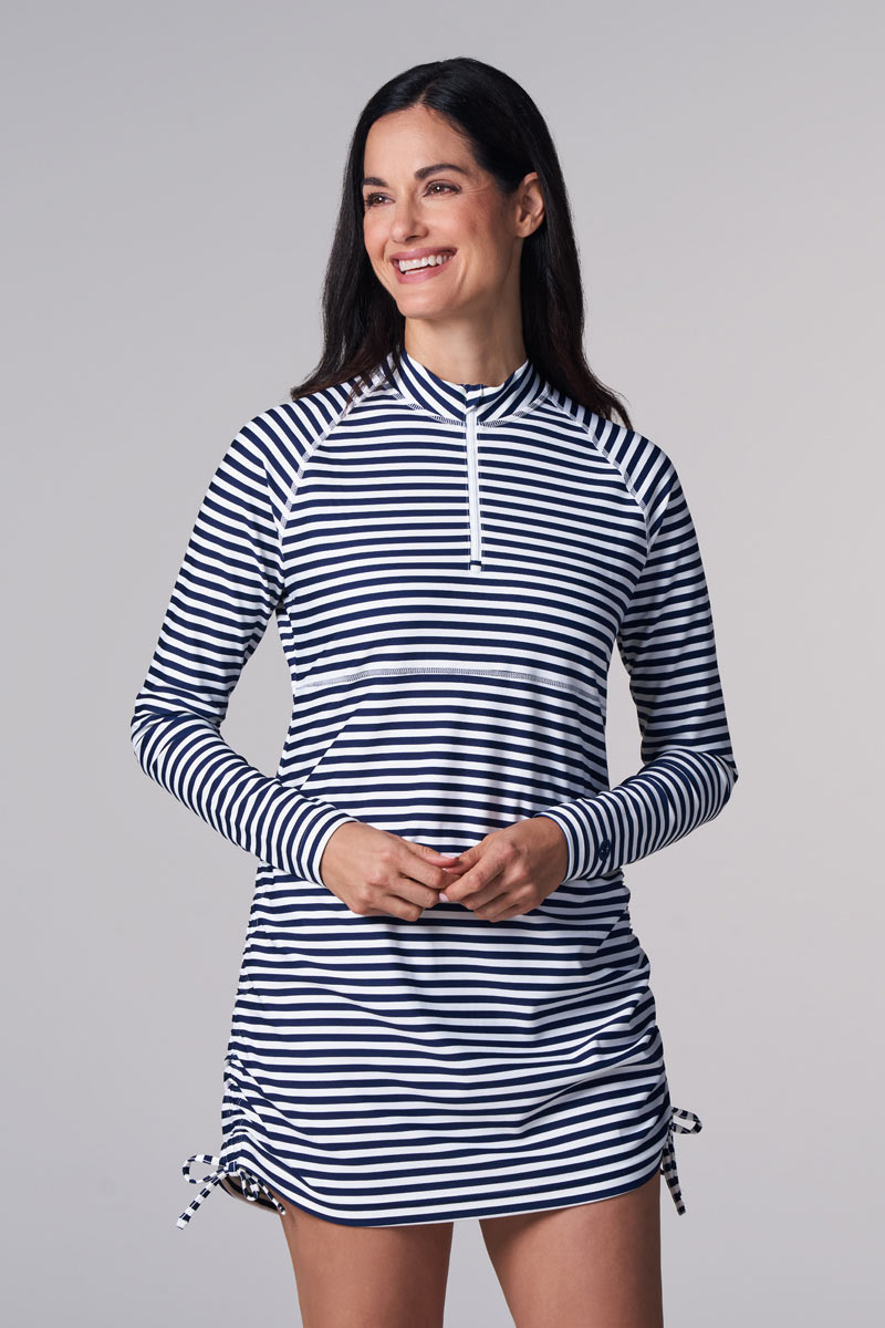 Color_White/Navy Stripe