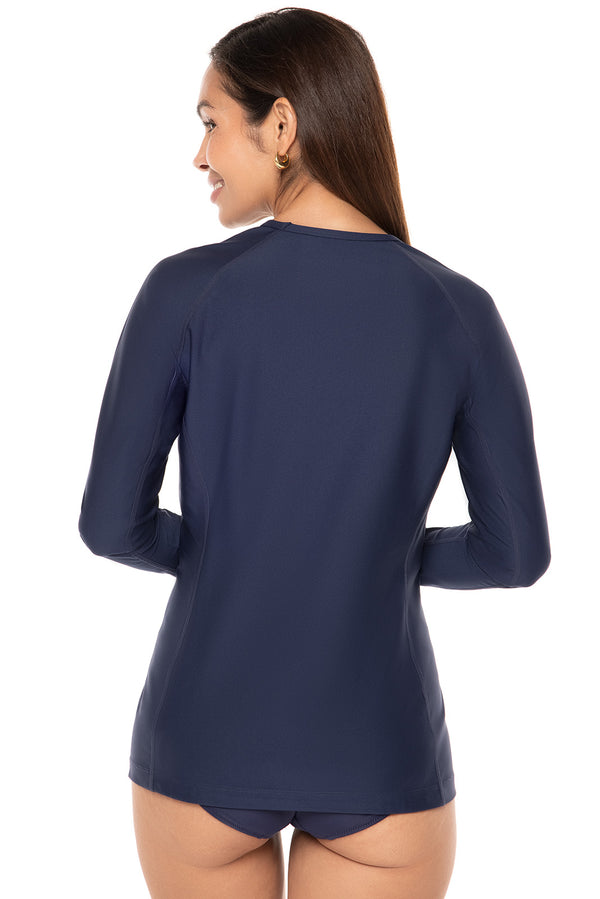 Women's Swim Long Sleeve | UPF 50+ Elegant Waterwear