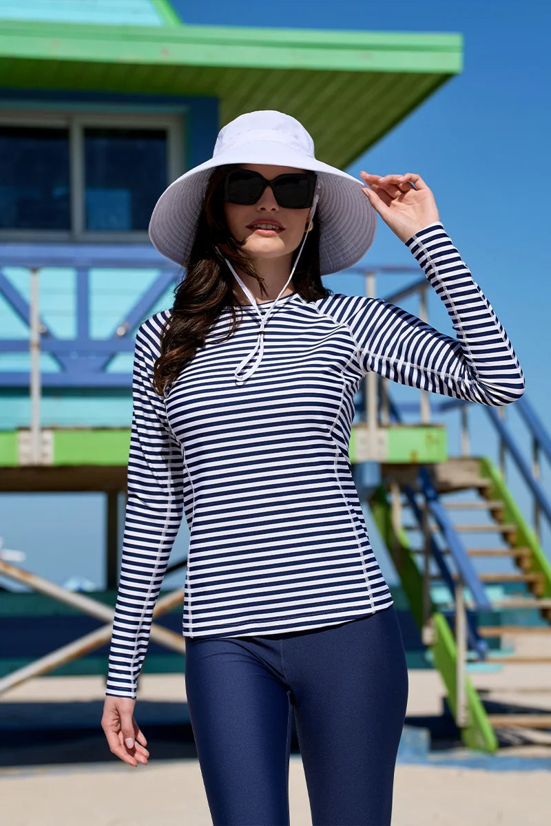 Color_White/Navy Stripe