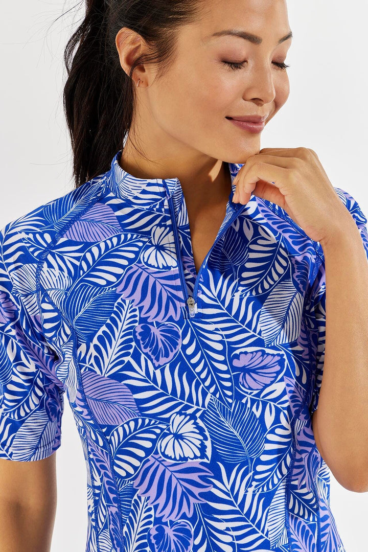 Women's Freestyle Short Sleeve Rash Guard UPF 50+ Coolibar