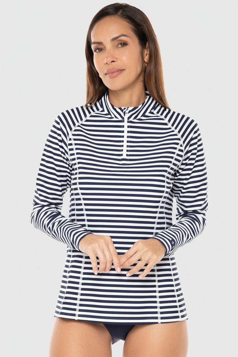 Color_White/Navy Stripe