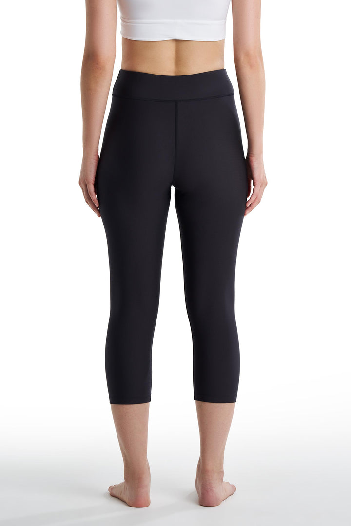 Women's Swim Capris | Black