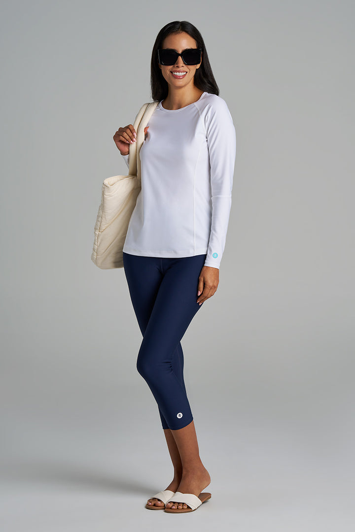 Women's Swim Capris | Navy