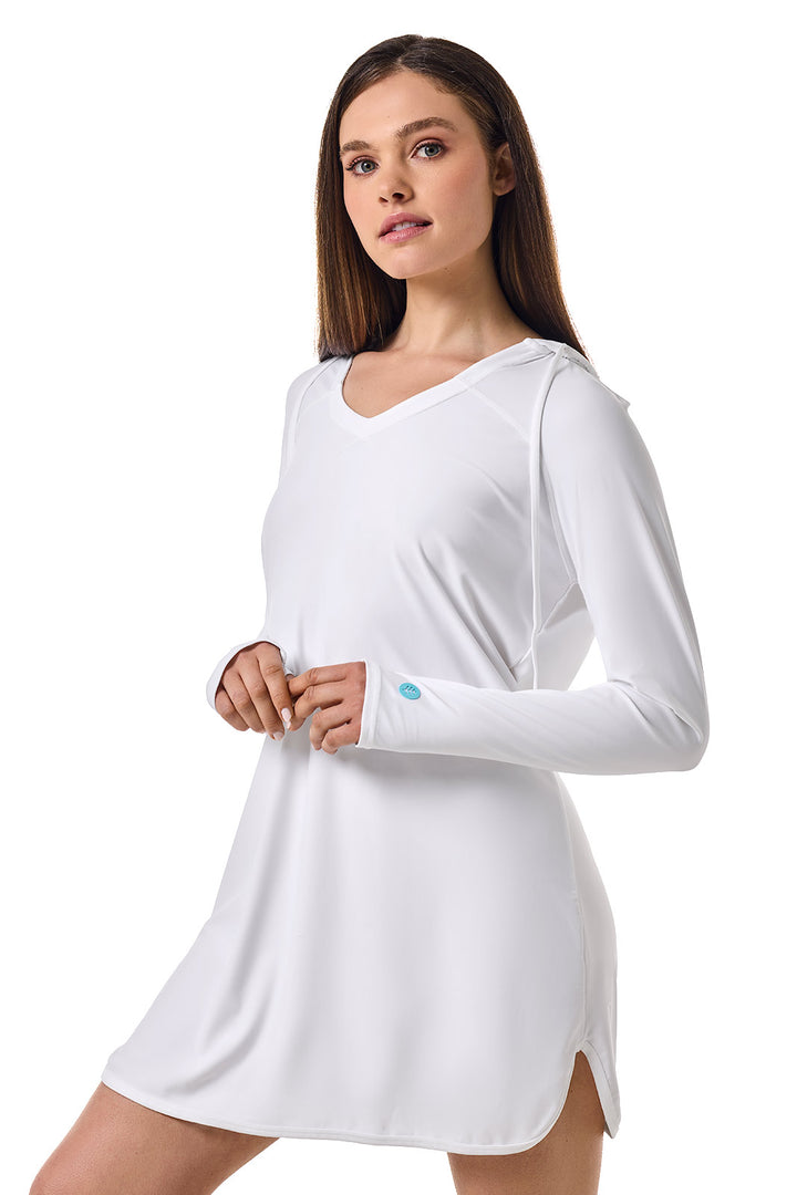Women's Seacoast Swim Cover-Up Dress | White S Women's Seacoast Swim Cover-Up Dress | White S