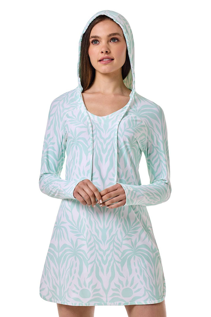 Women's Seacoast Swim Cover-Up Dress | White UPF 50+ Women's Seacoast Swim Cover-Up Dress | White UPF 50+