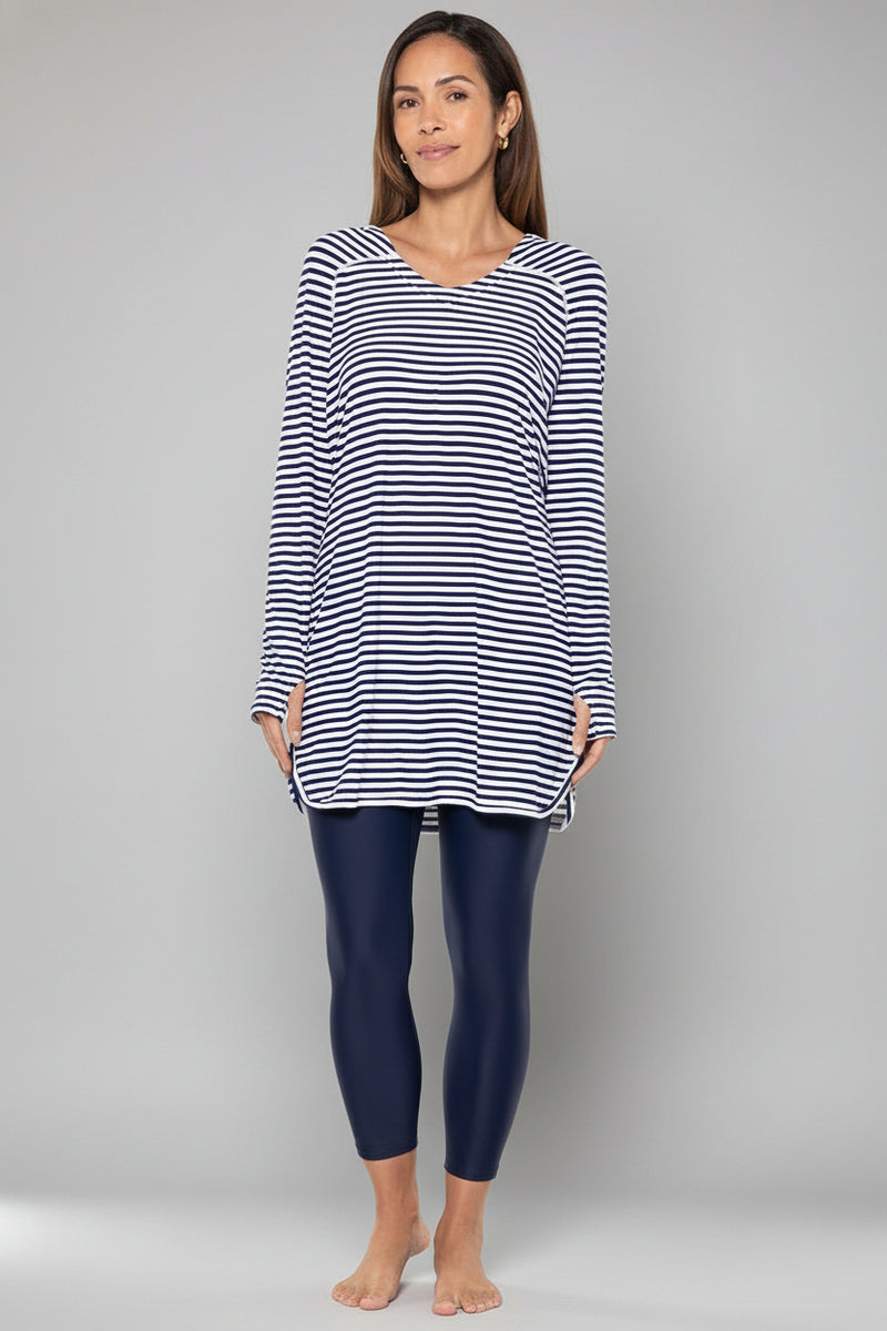 Color_White/Navy Stripe