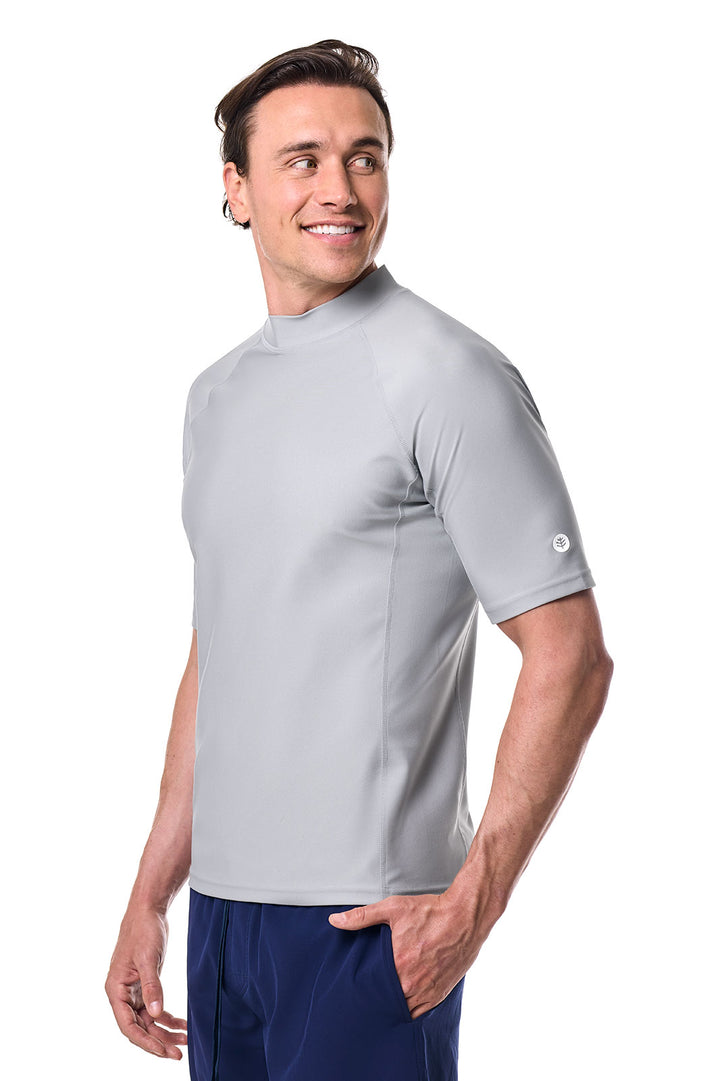 Men's Tulum Short Sleeve Surf Rash Guard | Slate UPF 50+