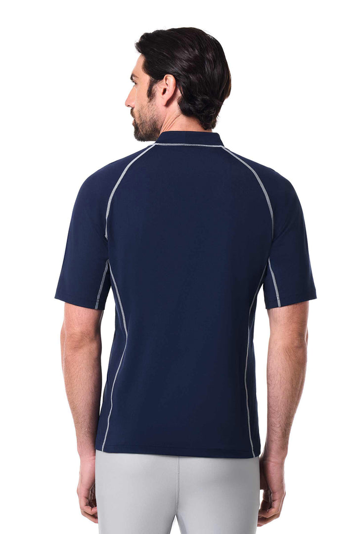 Men's Tulum Short Sleeve Surf Rash Guard | Slate UPF 50+