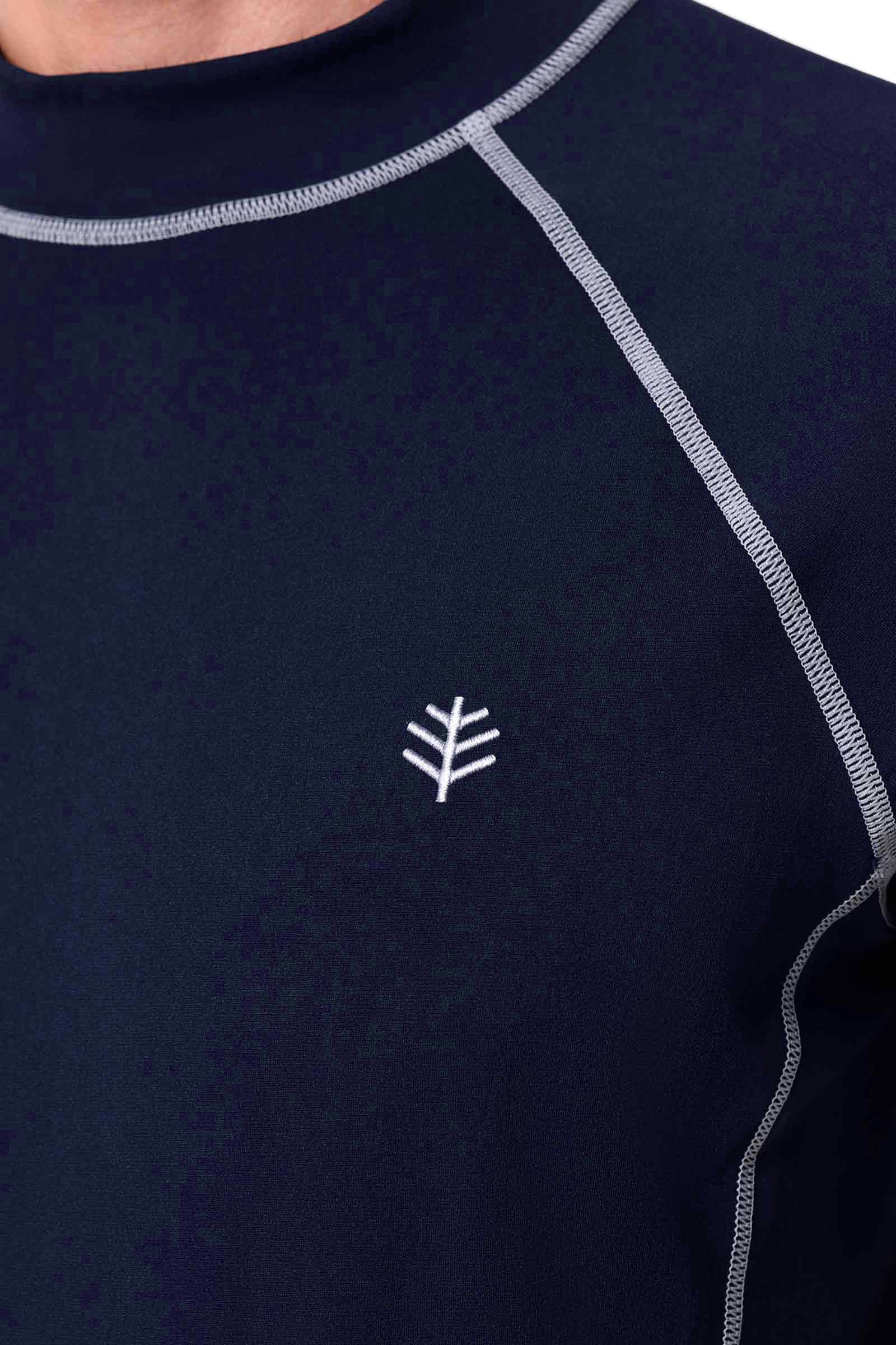 Men's Tulum Short Sleeve Surf Rash Guard | Navy UPF 50+
