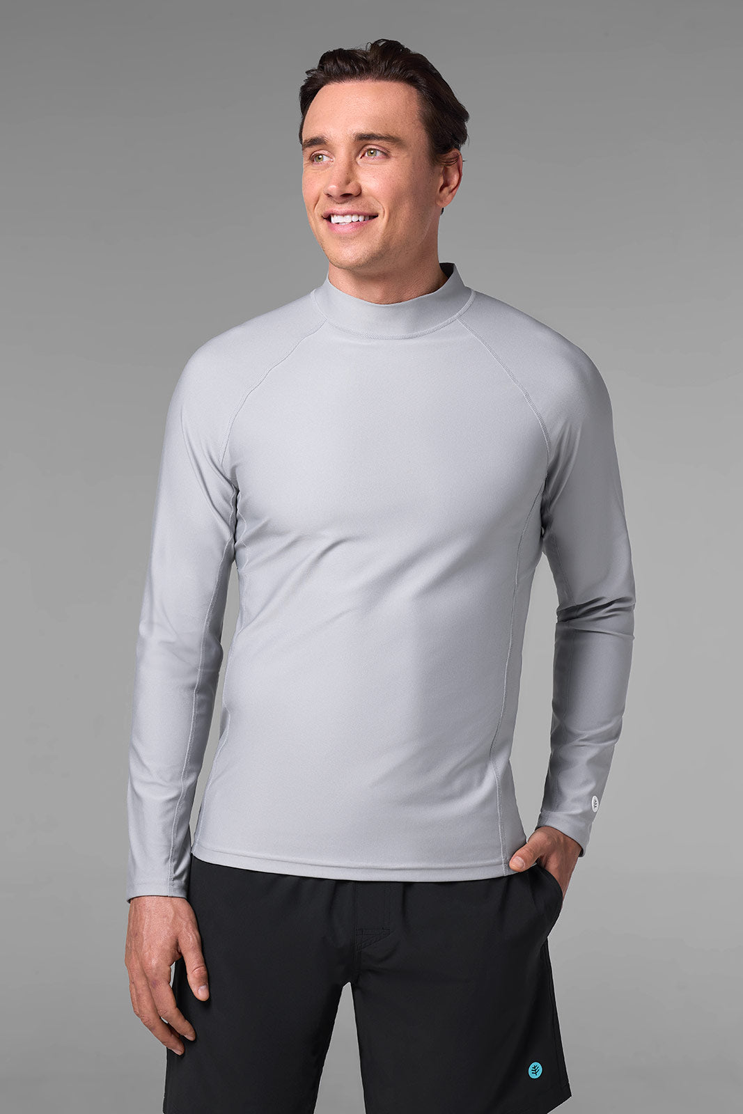 Men's Surf Long Sleeve Rash Guard | Slate UPF 50+