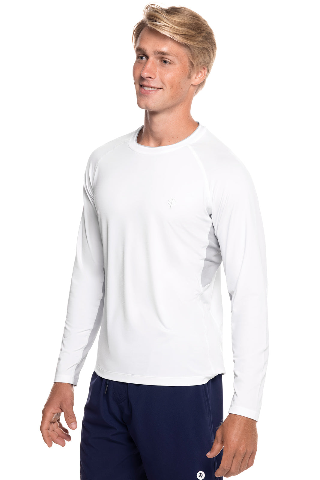Polish Rash Guard Men's Ultimate Long Sleeve Rash Guard | Navy Line UPF 50+