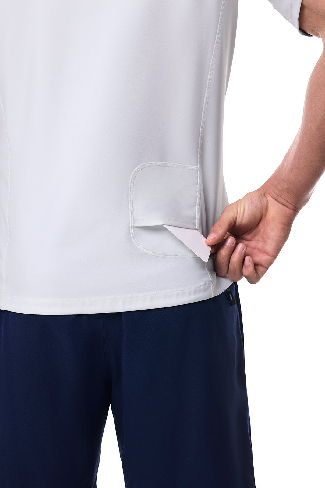 Men's Short Sleeve Swim Shirt | Colorblock Slate UPF 50+