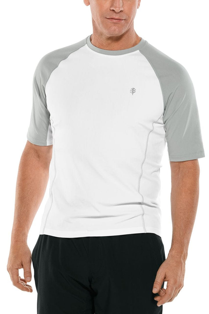 Men's Hightide Short Sleeve Swim Shirt UPF 50+ - Coolibar