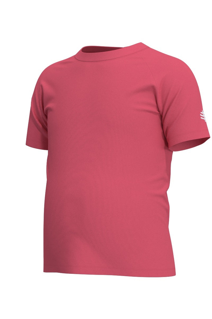 Kid's Surf Short Sleeve Swim Shirt | Sunkist Coral