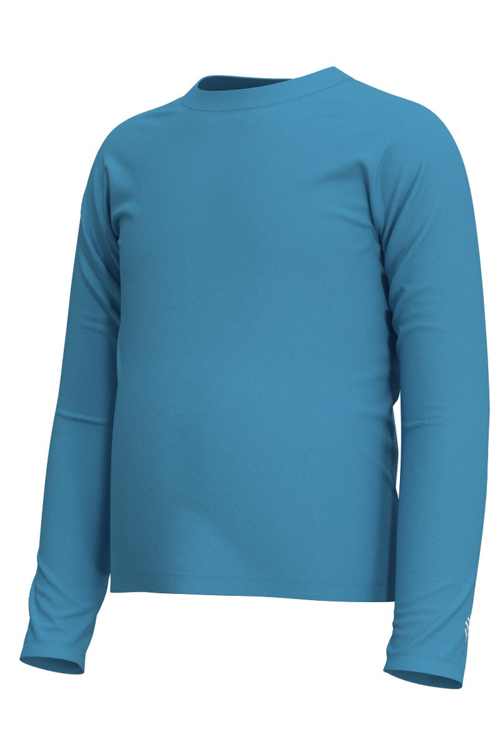 KId's Sandshark Long Sleeve Surf Shirt | Malibu Blue