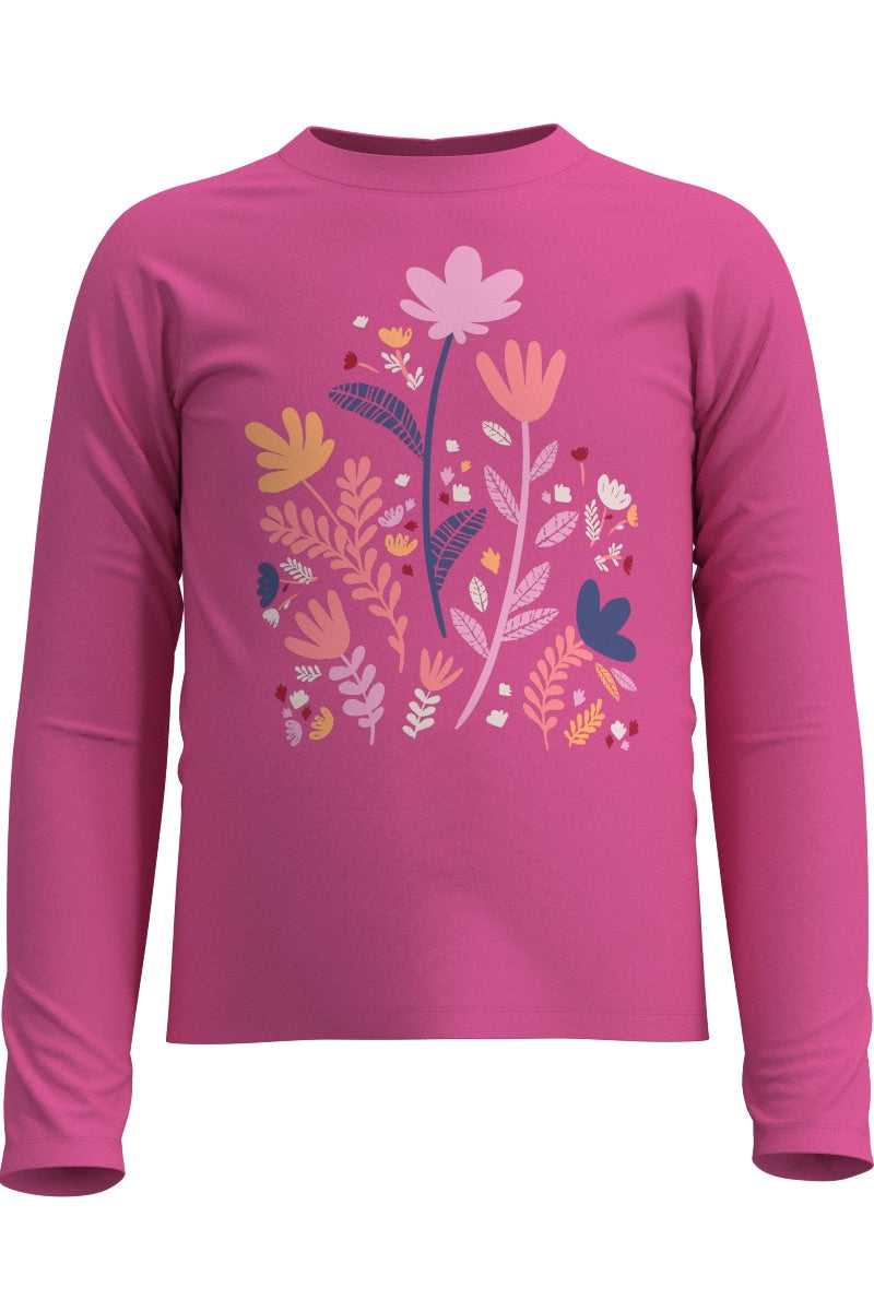 Chemise à Manches Longues IKKS Floral été Pour Garçon Taille 10 Ans (140) - Occasion Très Bon état