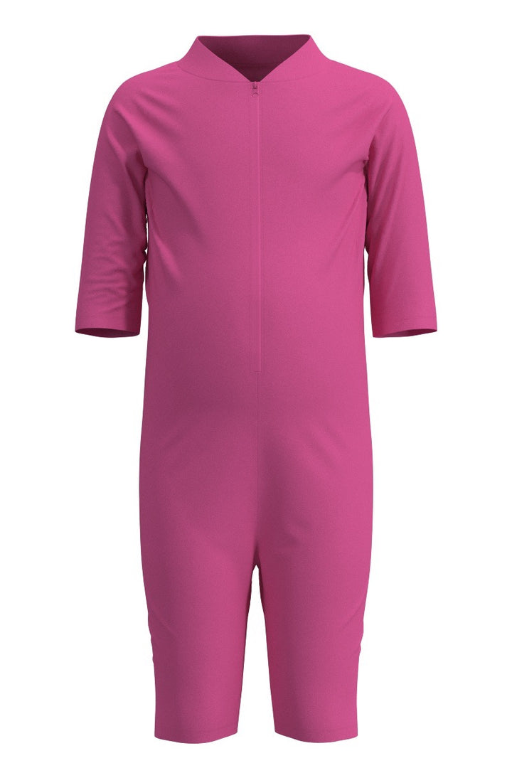 Kid's Neck-to-Knee Swimsuit | Tulip Pink