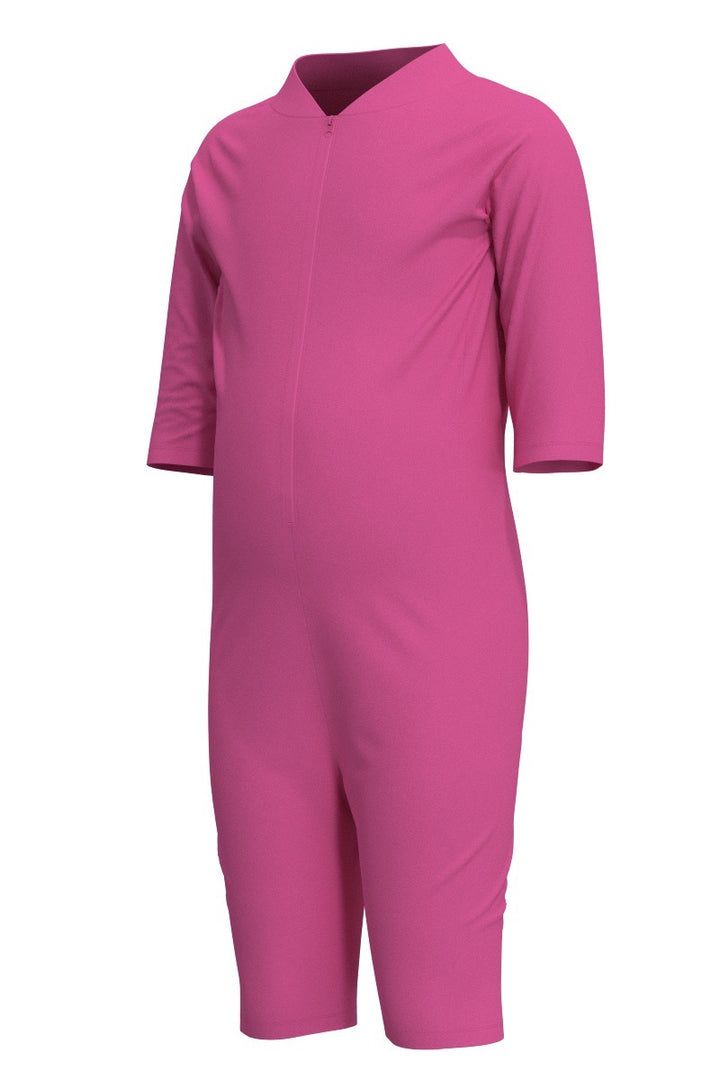 Kid's Neck-to-Knee Swimsuit | Tulip Pink