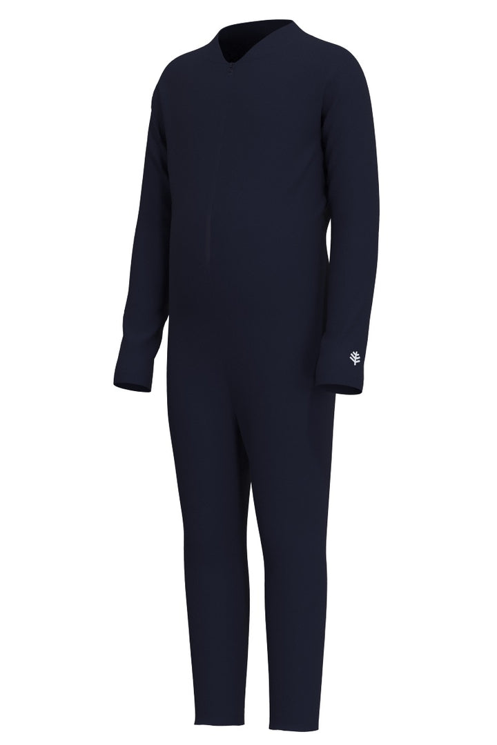 Kids' Neck-to-Ankle Swimsuit | Navy