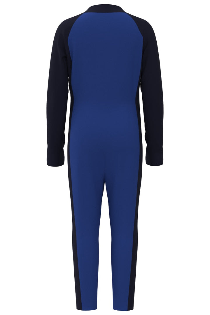 Kids' Neck-to-Ankle Swimsuit | Baja Blue Colorblock