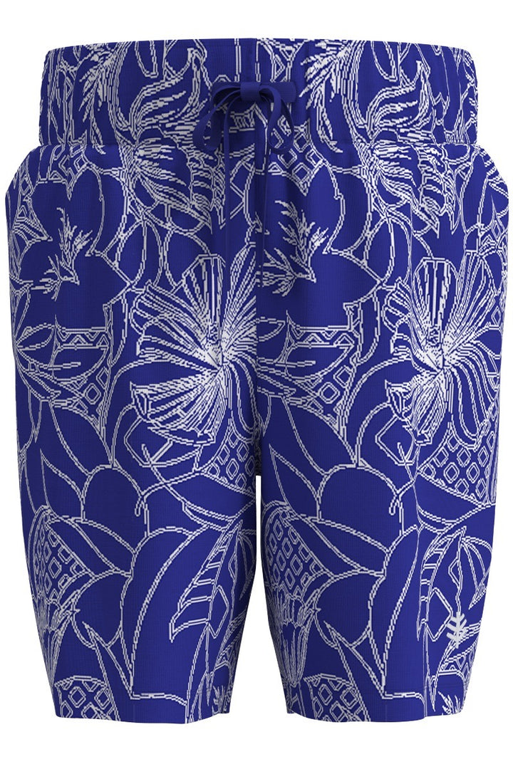 Boys' Swim Trunks | Cobalt Maui Floral