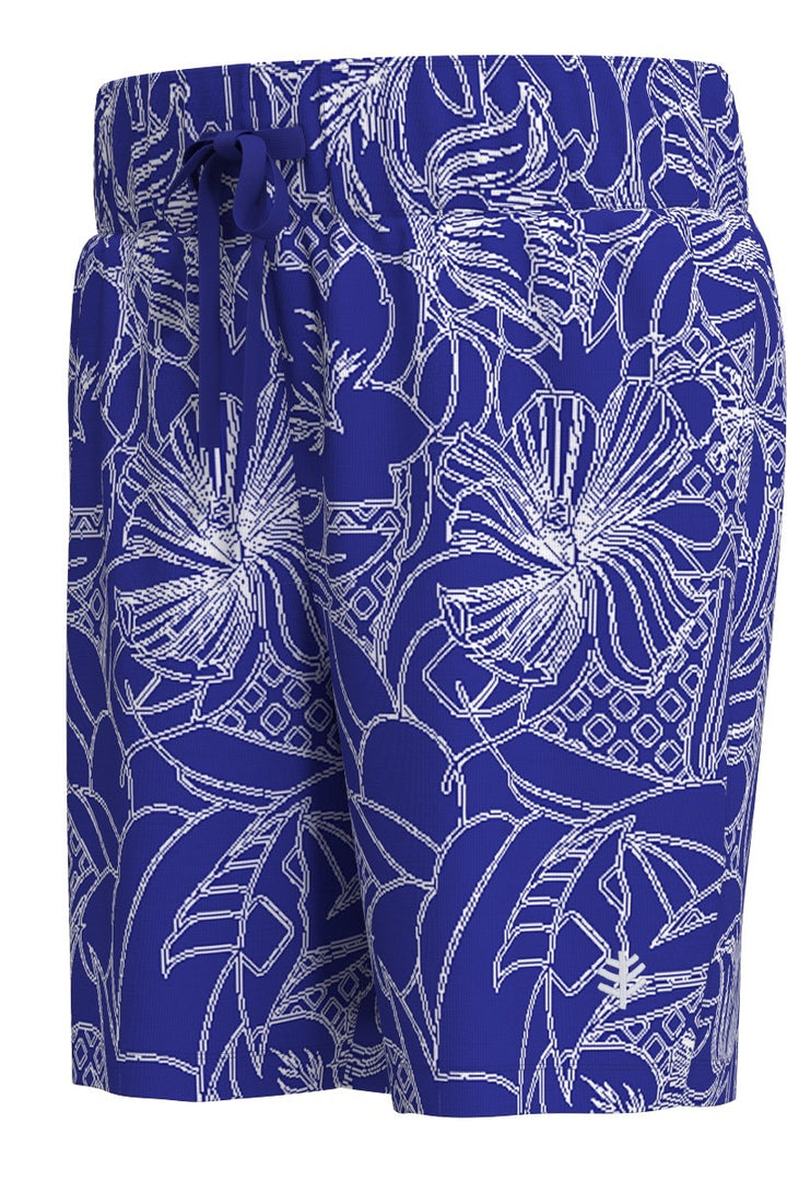 Boys' Swim Trunks | Cobalt Maui Floral