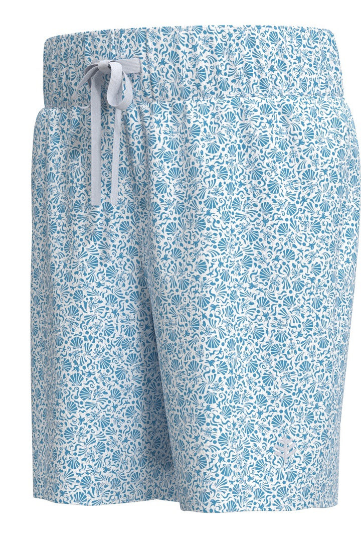 Boy's Island Swim Trunks | Malibu Blue Shell