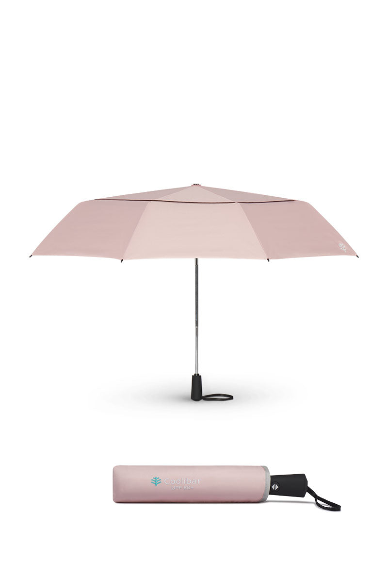 42 Inch Sodalis Travel Umbrella | Light Rose UPF 50+