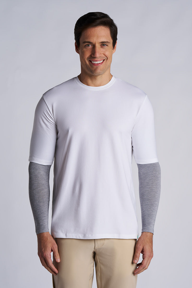 Chemise Coolibar UPF 50+ Homme Taille M - 1/4 Zip Manches Longues - Rouge - Occasion