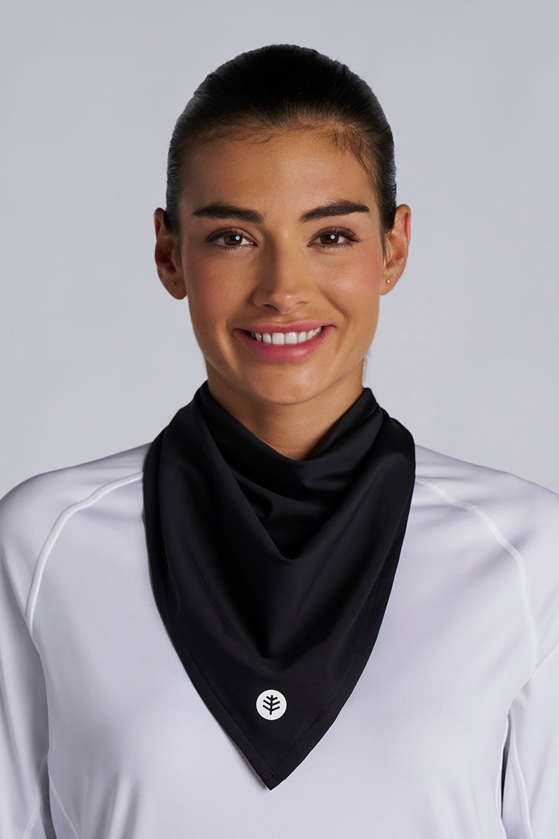 Unisex Virasana Performance Bandana | Black UPF 50+