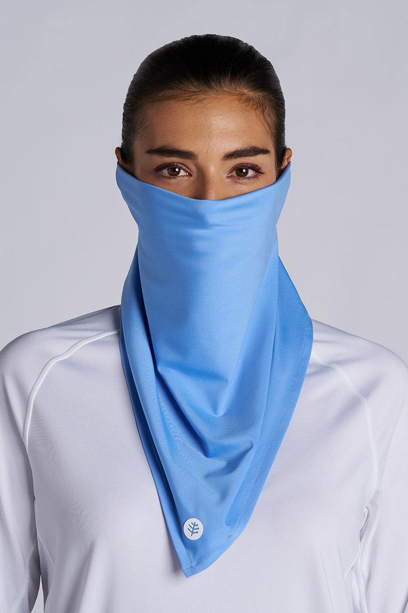 Unisex Virasana Performance Bandana | White UPF 50+