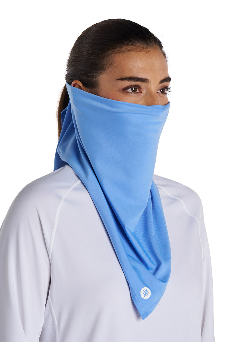 Unisex Virasana Performance Bandana | Coolibar Blue