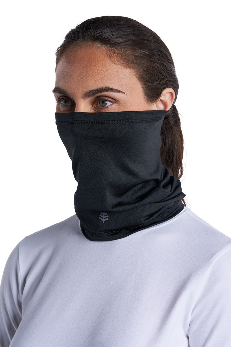 Unisex La Plata UV Neck Gaiter | Black UPF 50+
